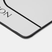 Stethoskop und Herzschlag für Ärzte oder Krankensc Schreibtischunterlage (Ecke)