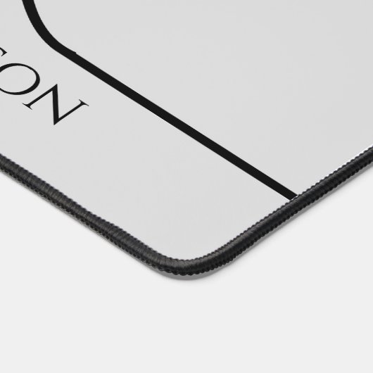 Stethoskop und Herzschlag für Ärzte oder Krankensc Schreibtischunterlage (Ecke)