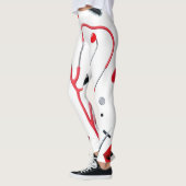 Stethoskop und Schminke Leggings (Links)