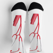 Stethoskop und Schminke Socken (Oben)