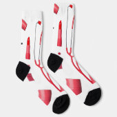 Stethoskop und Schminke Socken (Rechts)