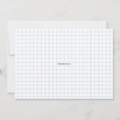 Stethoskop-und Zahn-Abschluss-Einladung Einladung (Rückseite)