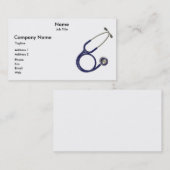 Stethoskop-Visitenkarte Visitenkarte (Vorne/Hinten)