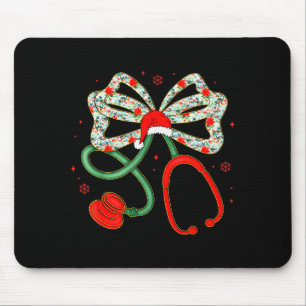 Stethoskop Weihnachten Krankenschwester Gesundheit Mousepad