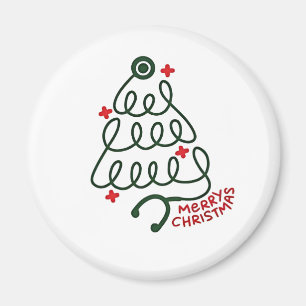Stethoskop-Weihnachtsbaum-Lichter Pflegekleidung Magnet