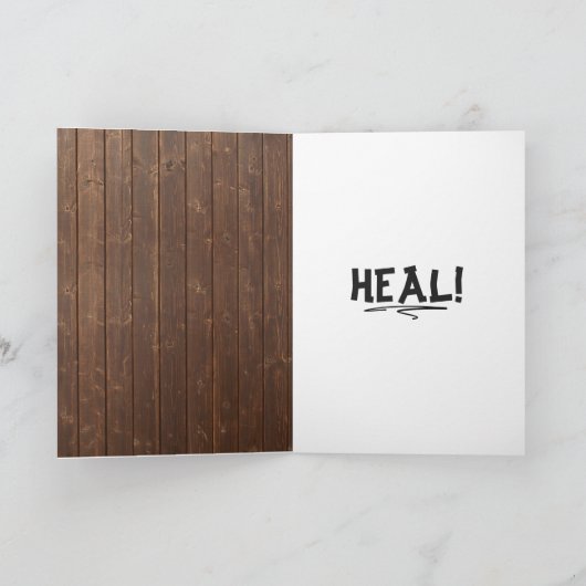 Stethoskop: Wohlfühlen Karte (Innenseite)