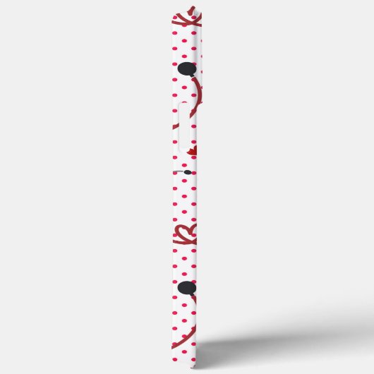 Stethoskope und Herz-Monogramm Case-Mate iPhone Hülle (Rückseite / Rechts)