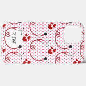 Stethoskope und Herz-Monogramm Case-Mate iPhone Hülle (Rückseite (Horizontal))