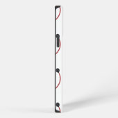 Stethoskope und Herz-Monogramm iPhone Hülle (Rechte Seite)