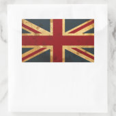 Stetig Union Jack UK Flag Rechteckiger Aufkleber (Tasche)