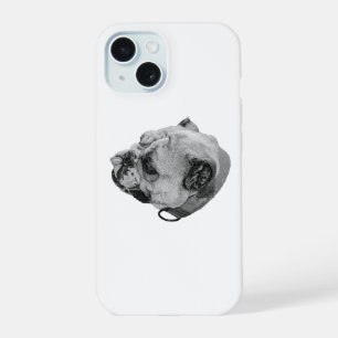 Stetige Bulldoggen-Wärme iPhone 15 Hülle