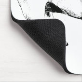 stetige Kante, Bulldogge Mousepad (Ecke)