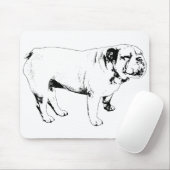 stetige Kante, Bulldogge Mousepad (Mit Mouse)