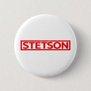 Stetson Briefmarke Button