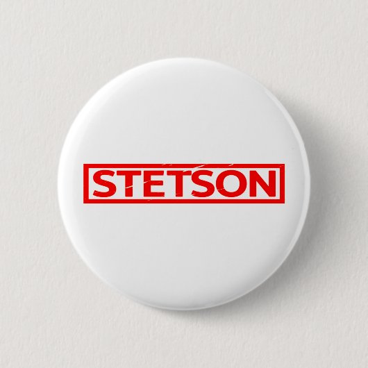 Stetson Briefmarke Button (Vorderseite)