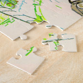 Stetson hat den Mann, der eine Zigarette zündet Puzzle (Seite)