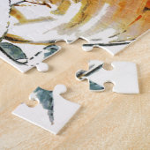 Stetson hat den Mann, der eine Zigarette zündet Puzzle (Seite)