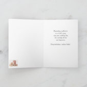 Stetson & Lace Wedding: Sonnenblumen servieren Karte (Innenseite)