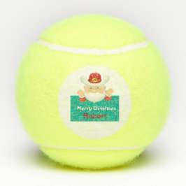 Stetson Santa Personalisiert Name Custom Christmas Tennisbälle