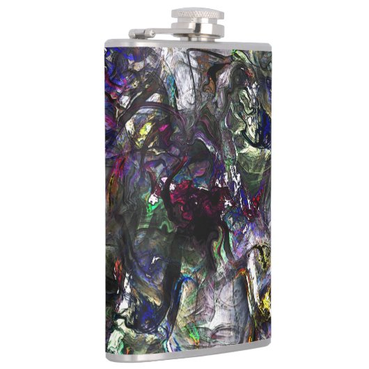 Stettete "schwere Farben" überlagern sich in Misch Flachmann (Rechts)