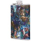 Stettete "schwere Farben" überlagern sich in Misch Flachmann (Links)