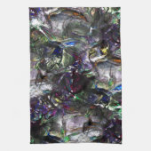 Stettete "schwere Farben" überlagern sich in Misch Geschirrtuch (Vertikal)