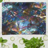 Stettete "schwere Farben" überlagern sich in Misch Geschirrtuch (Gefaltet)