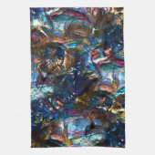 Stettete "schwere Farben" überlagern sich in Misch Geschirrtuch (Vertikal)