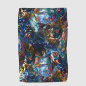 Stettete "schwere Farben" überlagern sich in Misch Golfhandtuch (Vorderseite)