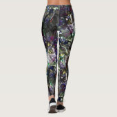 Stettete "schwere Farben" überlagern sich in Misch Leggings (Rückseite)