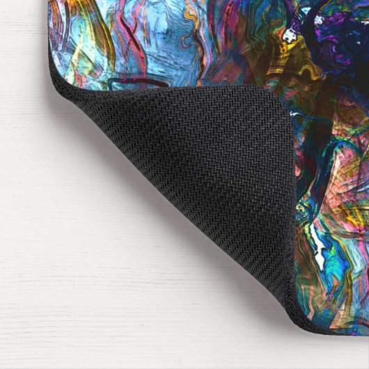 Stettete "schwere Farben" überlagern sich in Misch Mousepad (Ecke)