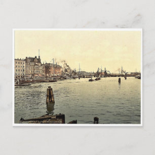 Stettin Harbour, Pommeraina, Deutschland (d.h. Szc Postkarte