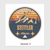 Stettler, Alberta Aufkleber (Blatt)