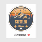 Stettler, Alberta Aufkleber (Blatt)