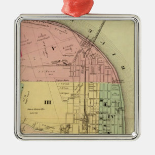 Steubenville, Ohio 2 Silbernes Ornament