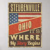 Steubenville Ohio Poster (Vorne)