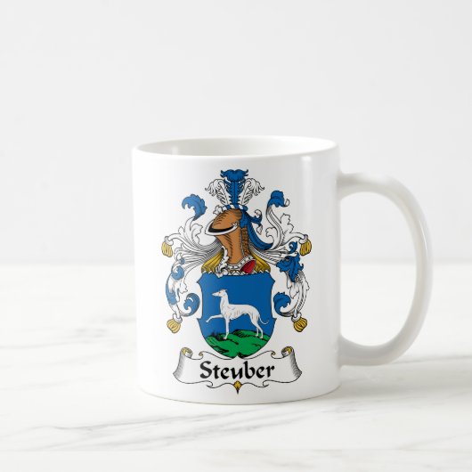 Steuber Familienwappen Kaffeetasse (Rechts)