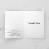 Steuer - 6 Steuerwitze Funny Birthday Karte (Innenseite)