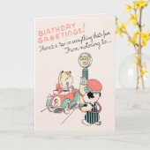 Steuer auf Geburtstagen Karte (Gelbe Blume)