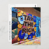 Steuer auf Reiche - San Francisco Postkarte (Vorne/Hinten)