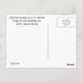 Steuer auf Reiche - San Francisco Postkarte (Rückseite)