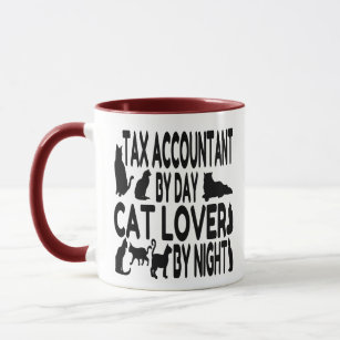 Steuer-Buchhalter-Liebe-Katzen Tasse