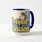 Steuer-Saison Überleben Lustiger Buchhalter Kaffee Tasse (VorderseiteRechts)