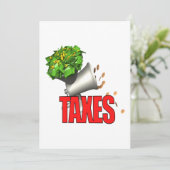 Steuer-Schleifer Einladung (Stehend Vorderseite)