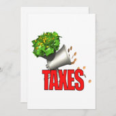 Steuer-Schleifer Einladung (Vorne/Hinten)