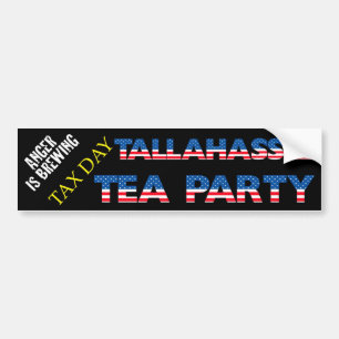 STEUER TAG TEE PARTY - TALLAHASSEE AUTOAUFKLEBER