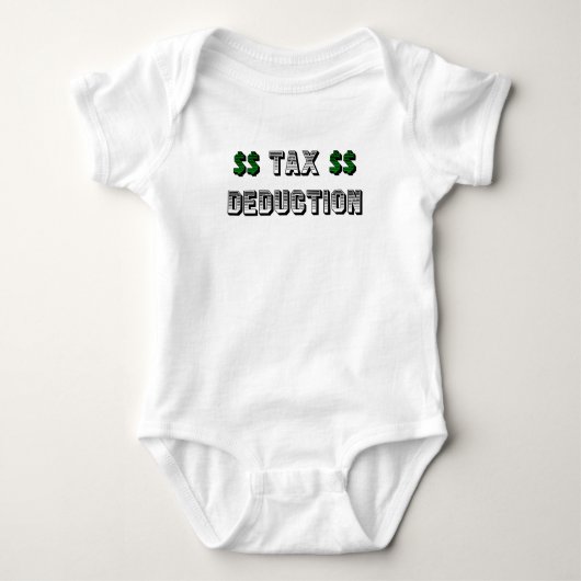Steuerabzug-Bodysuit Baby Strampler (Vorderseite)