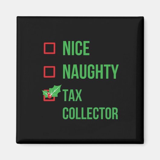 Steuerberater Funny Pajama Weihnachtsgeschenk Magnet (Vorne)