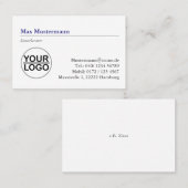 Steuerberater Logo  Visitenkarte (Vorne/Hinten)