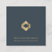 Steuerberatung für Luxuslogos Quadratische Visitenkarte (Vorderseite)